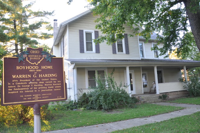 BOYHOOD HOME OF HARDING